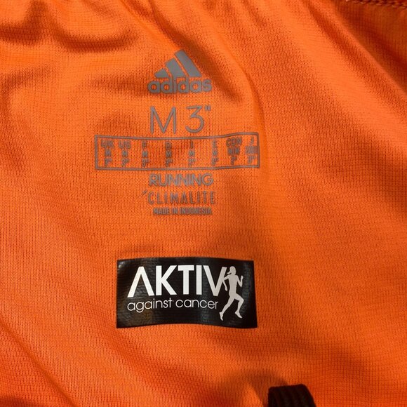 Adidas M3 Running Climalite Athletic Shorts Blaack/Orange Womens Size Medium - Picture 4 of 10